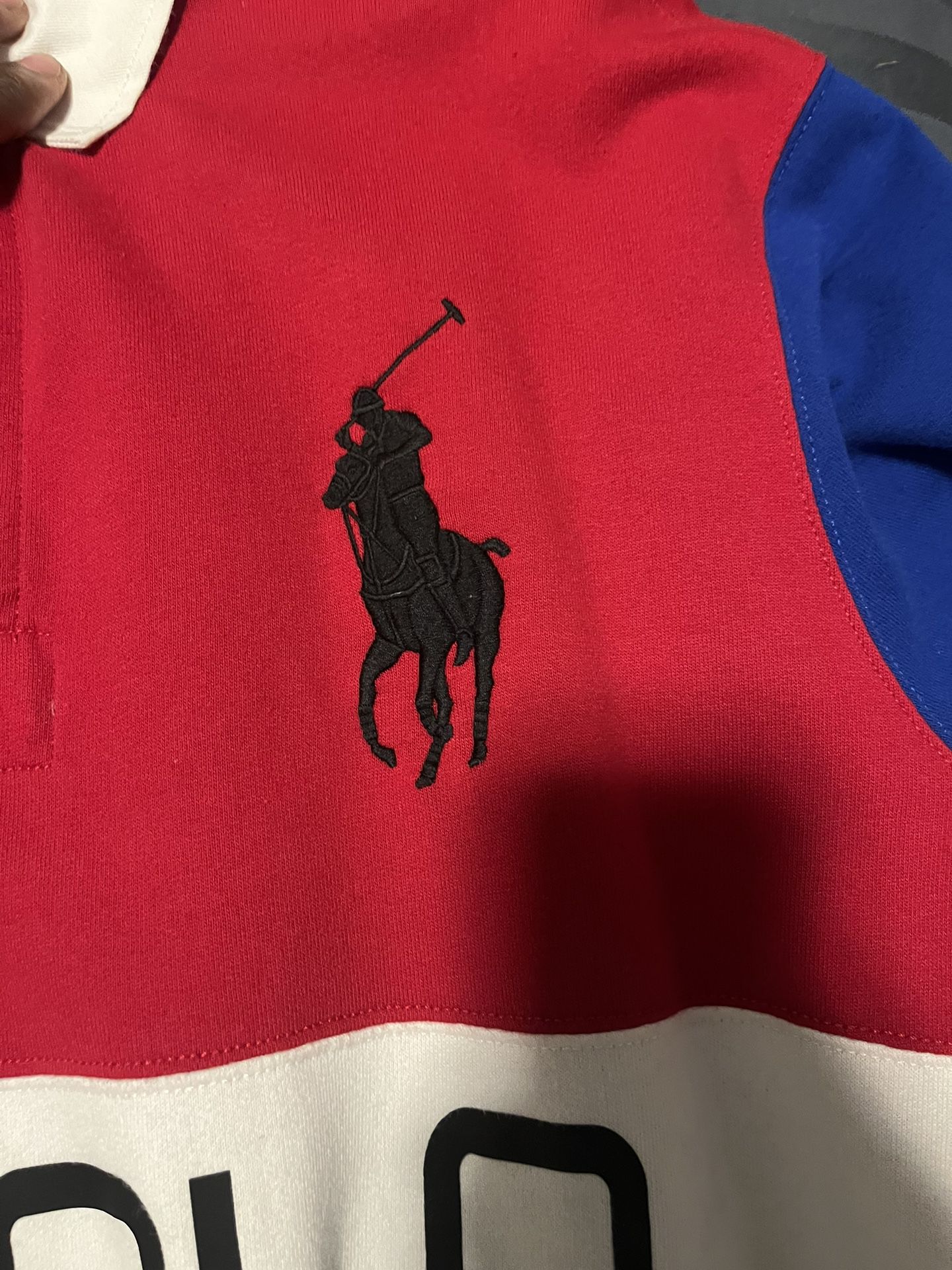 Polo Ralph Lauren Downhill Ski Series Rugby Shirt Size  Color Block