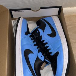 AIR JORDAN 1 Low University Blue Size 9