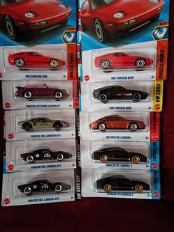 Hotwheels Porsche's