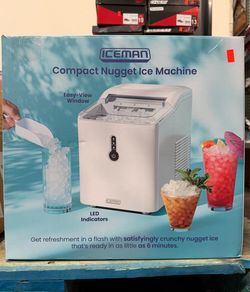 ICEMAN Compact Nugget Ice Machine Brand New in Box