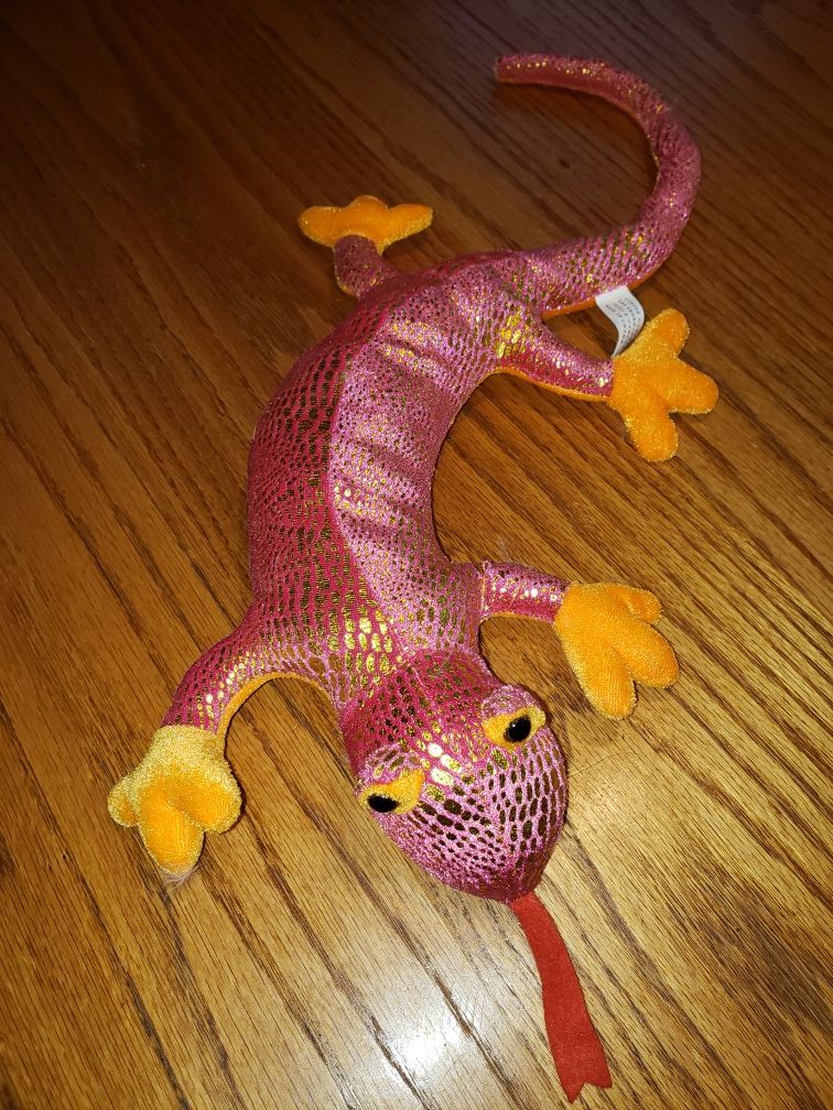 Lizard Orange/Pink Stuffed animal