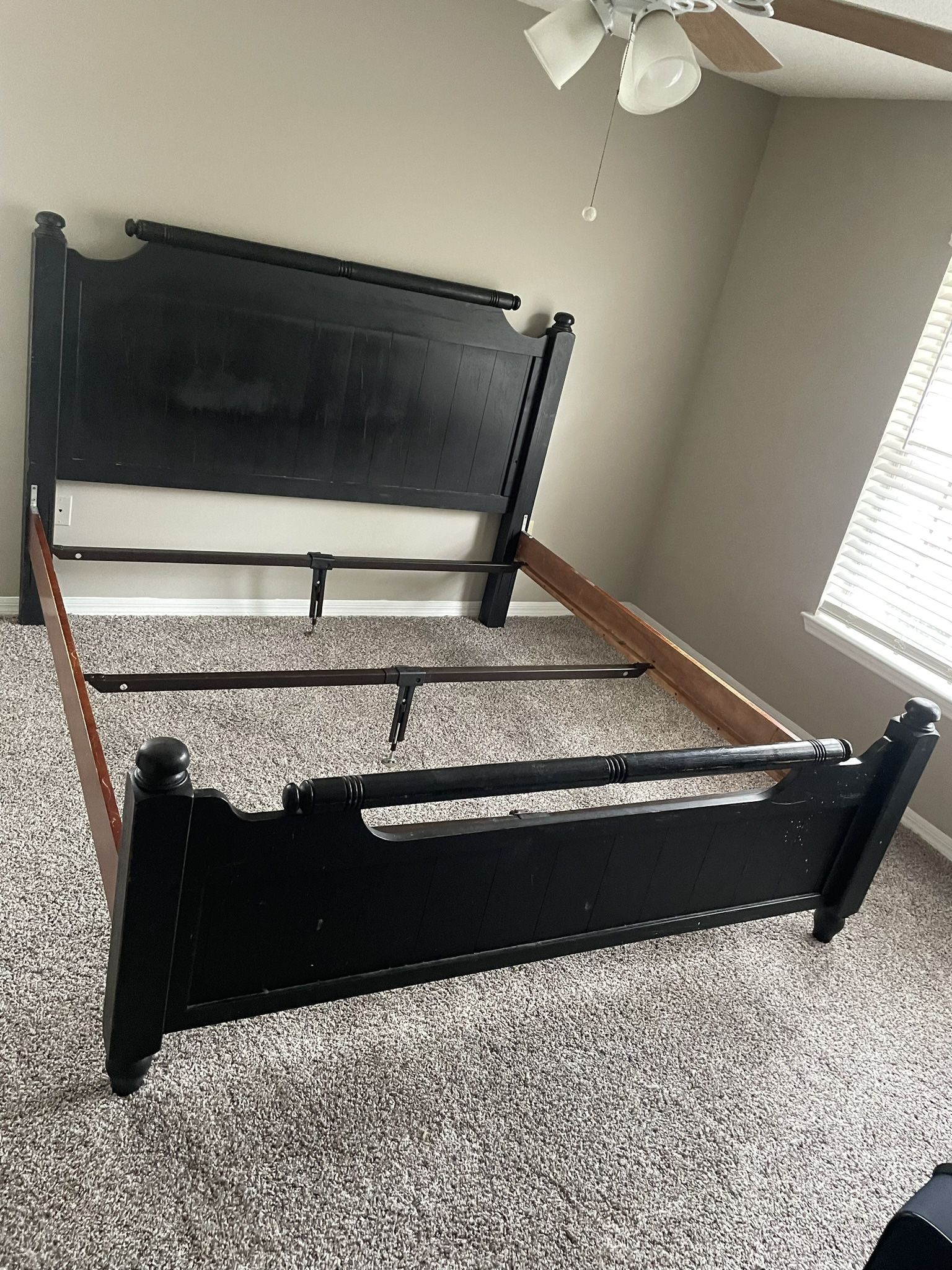 King Bed (real wood)