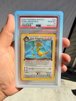 Dark Dragonite 1st Edition PSA 10