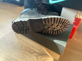 Timberland Black Lace-Up Boots sz 10