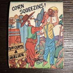 Dutch Youngman's Monterey California Cartoon Vintage Matchbook Cover   New!