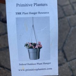 Primitive Planters Indoor/outdoor Plant Hanger, 36-in