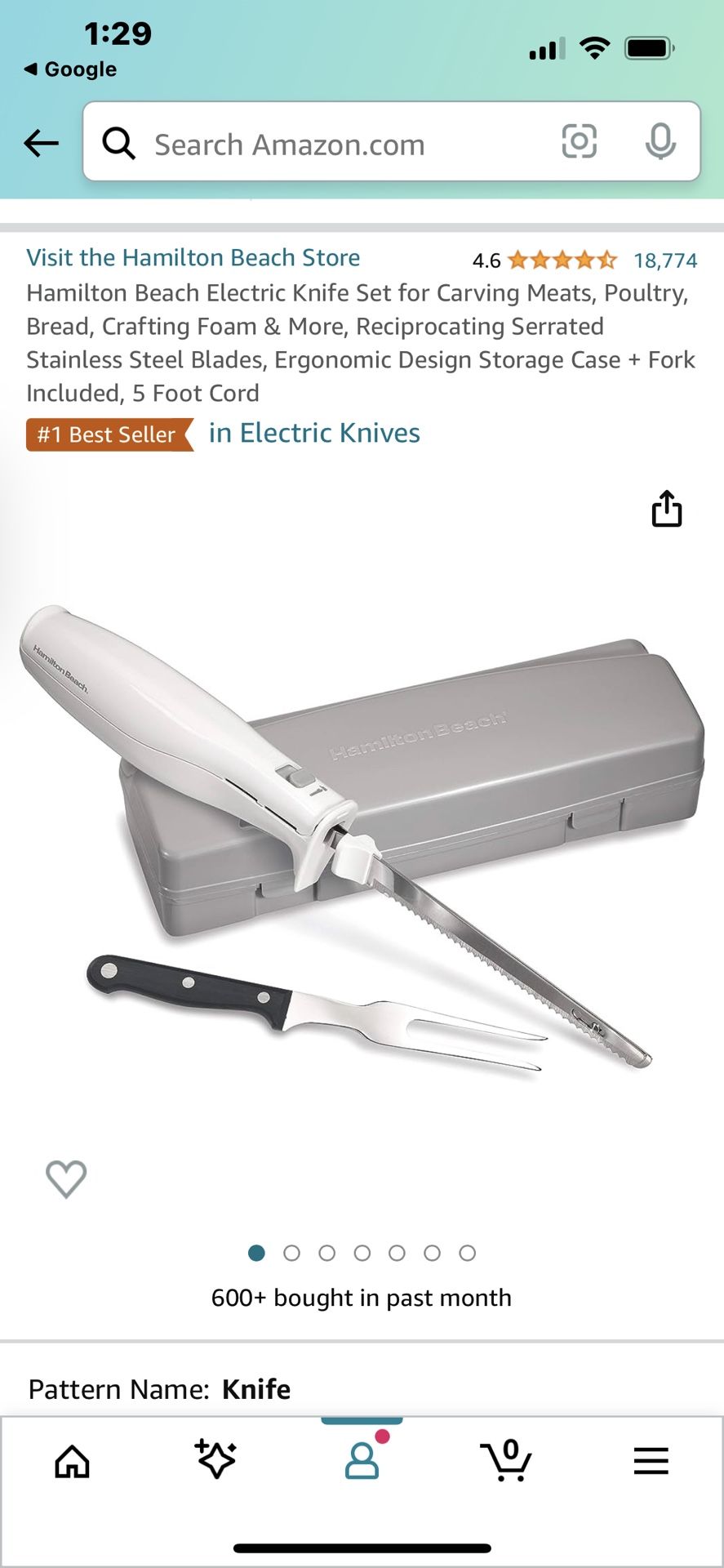 Hamilton Beach Electric Kinife