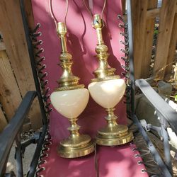 Identicle Stiffel Lamps With Stiffel Shades