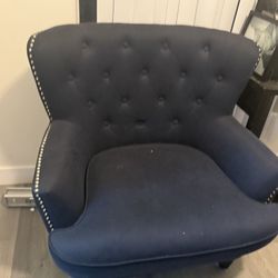Comfy Blue Chair 