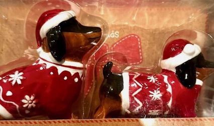 Christmas Dachshund $5