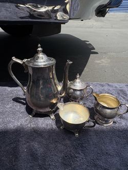 Silver tea set