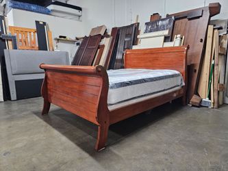 Queen bed and mattress