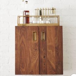 CB2 Bar Cabinet Storage Cabinet