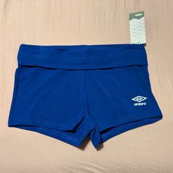 NWT Umbro US Foldover Shorts M