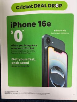 Free iPhone 16e