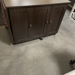Sewing Machine Craft Cabinet