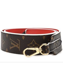 LOUIS VUITTON  Monogram Bandouliere Shoulder Strap Red