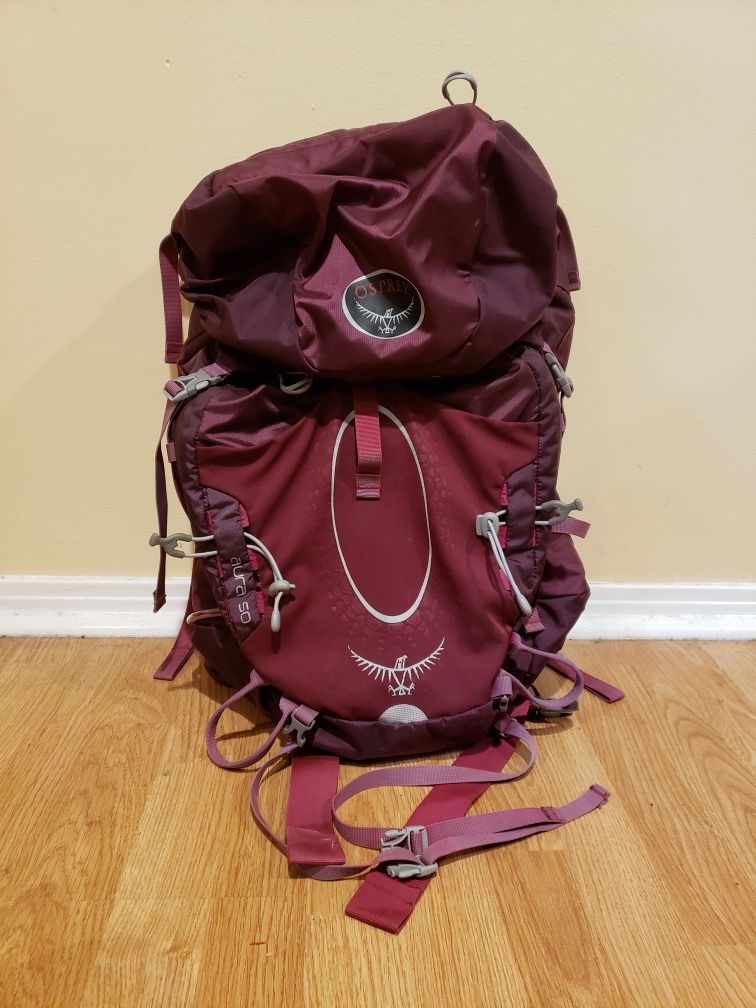 Osprey Aura 50 backpacking hiking backpack