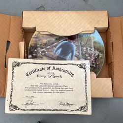 Rusty Money “Home By Lunch” Collectors Plate 2nd Edition