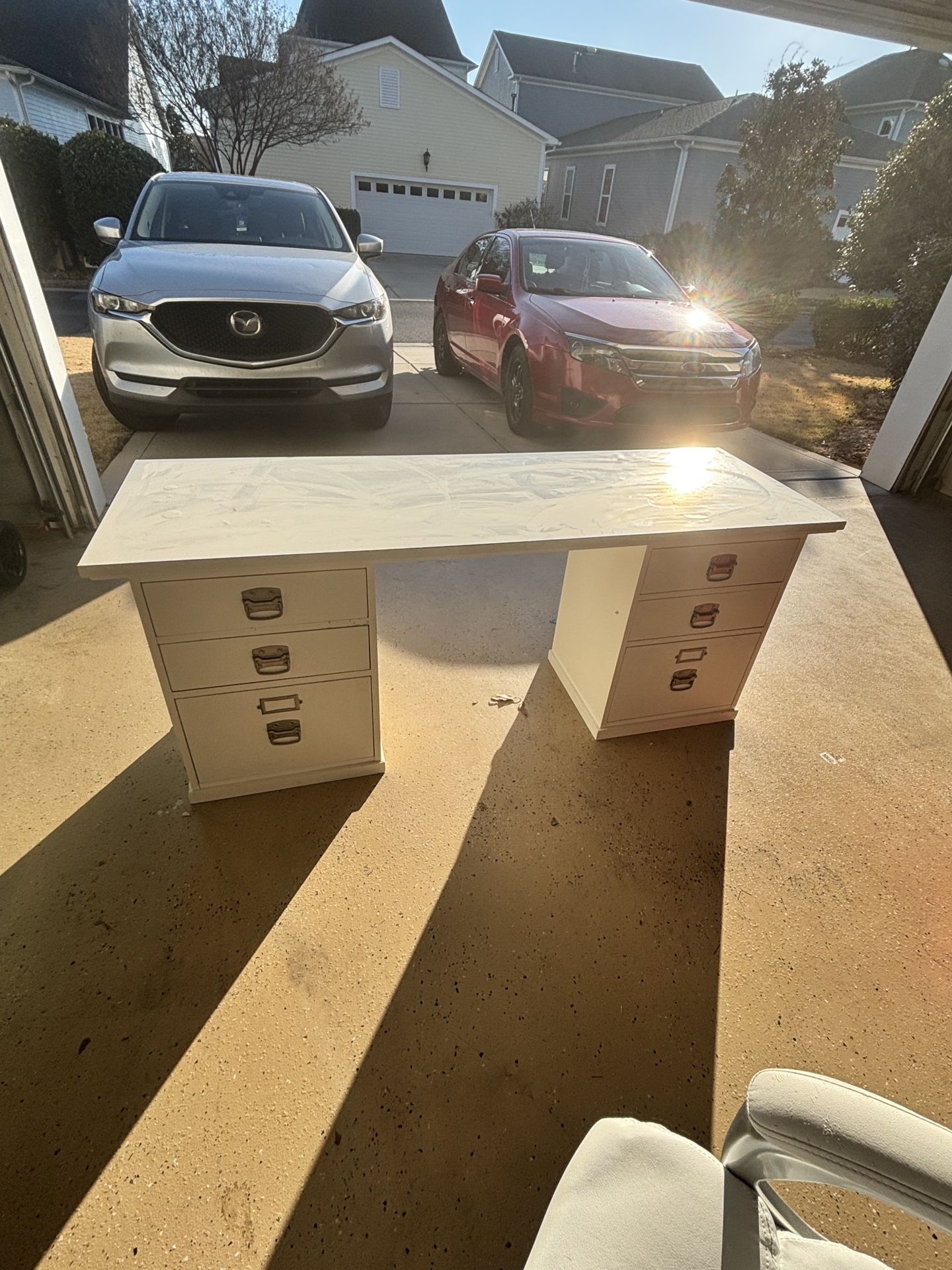 Pottery Barn White Bedford Desk