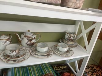 18 pics vintage Japanese tea set
