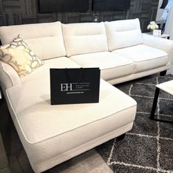 White Or Grey Modern Sofa Sectional🔥buy Now Pay Later 