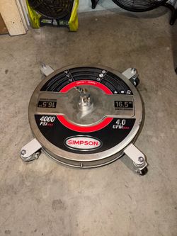 Pressure washer surface cleaner