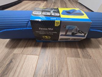 Athletic Works Blue Fitness Mat 10mm