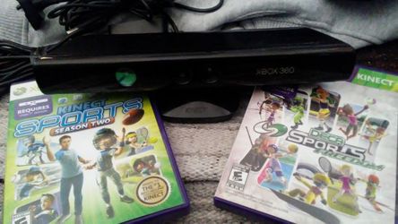 360 Kinect and 2 games