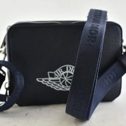 Dior X Air Jordan Compact Zipper Bag / Messenger Pouch