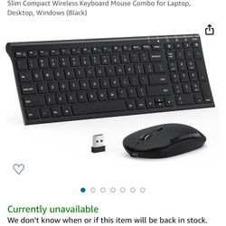 Wireless keyboard & Mouse