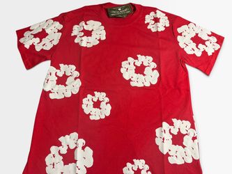 Denim Tears Cotton Wreath All-Over Print T-Shirt