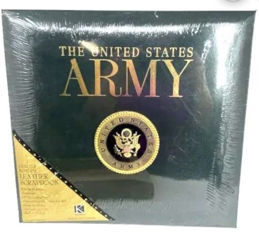New Army Scrapbook Photo Album