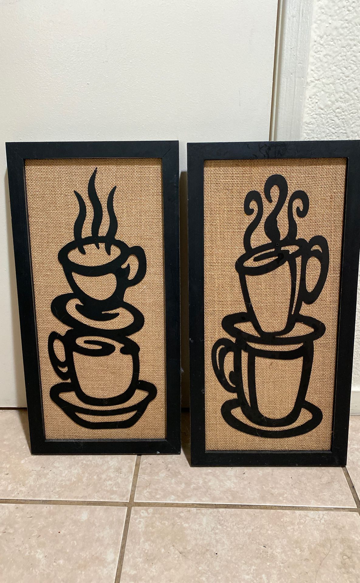 Coffee decorative framed wall art