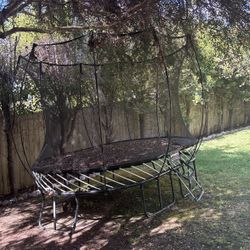 Spring Free Trampoline