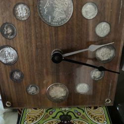 Morgan Silver Dollar Clock