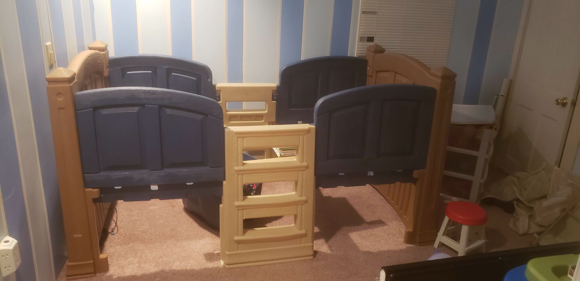 step 2 boys loft and storage twin bed