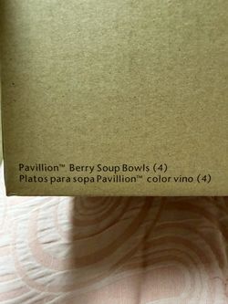 Pavilion Berry soup bowls (4)