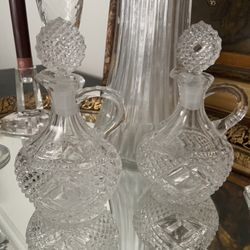 Cut Glass Cruets