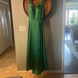 Gorgeous Green Long Dress Jovani