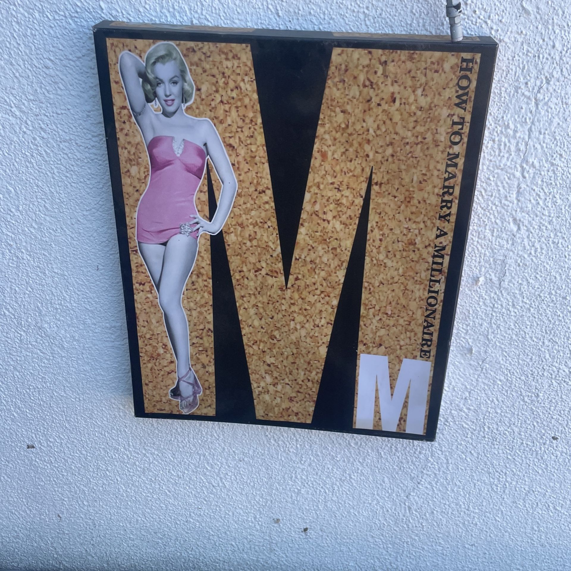 Marilyn Monroe Canvas Print Decor Millionaire