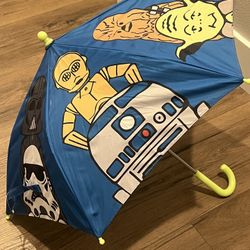 New Kids Blue Star Wars Umbrella