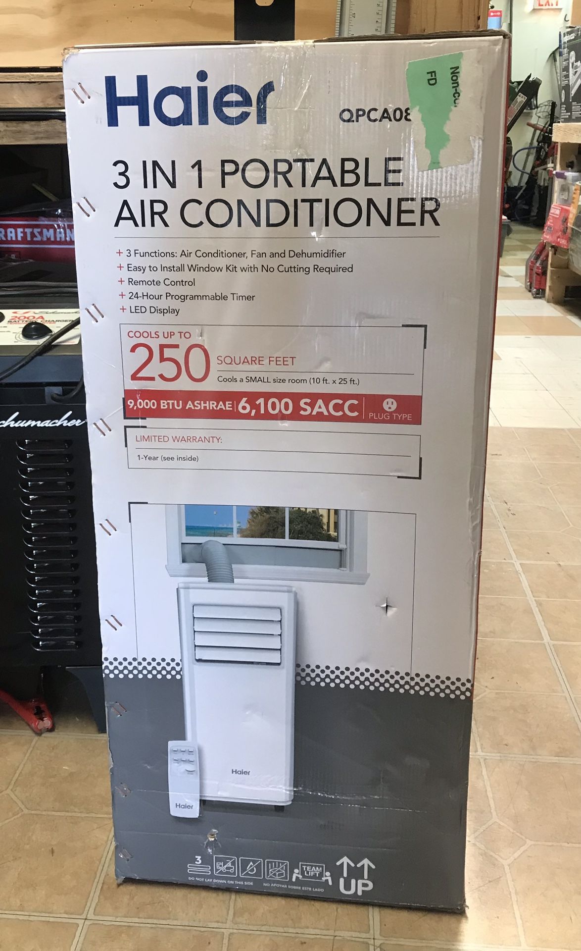 Haier 3 In 1 Portable Air Conditioner 9000 BTU