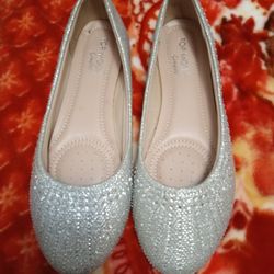 Sliver Sparkling Flats