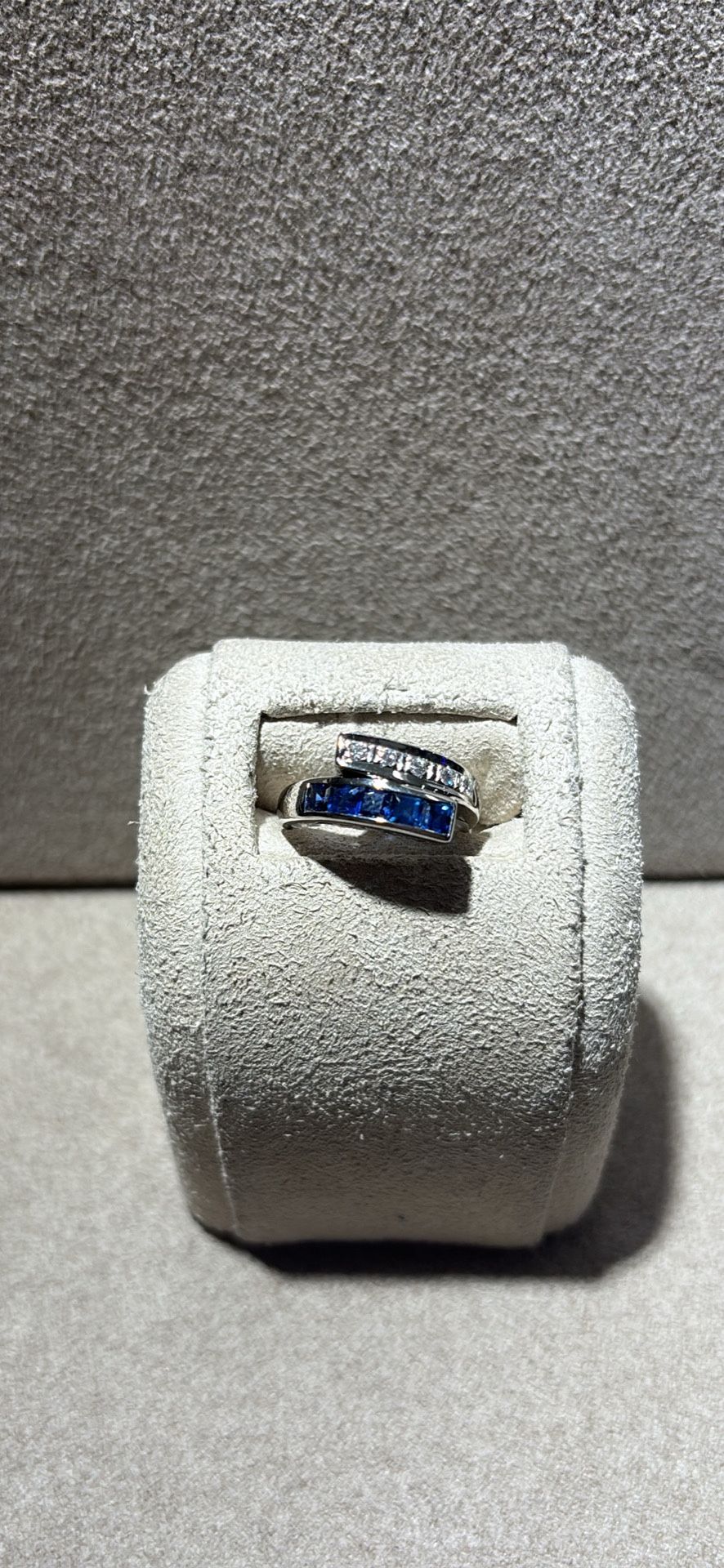 Platinum Sapphire Ring