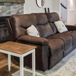 Electric Reclining Three Seater Sofa