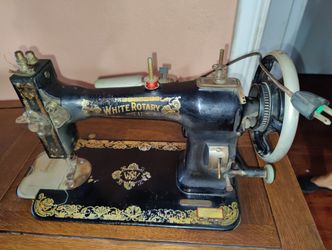 White Rotary Sewing Machine (Vintage)
