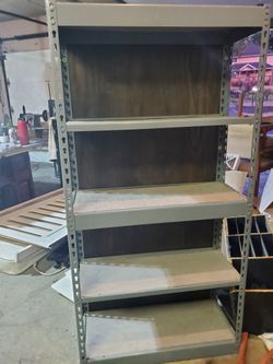 Metal shelf