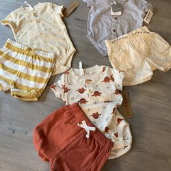 3 New Baby Boy Outfits 3-6 Months 
