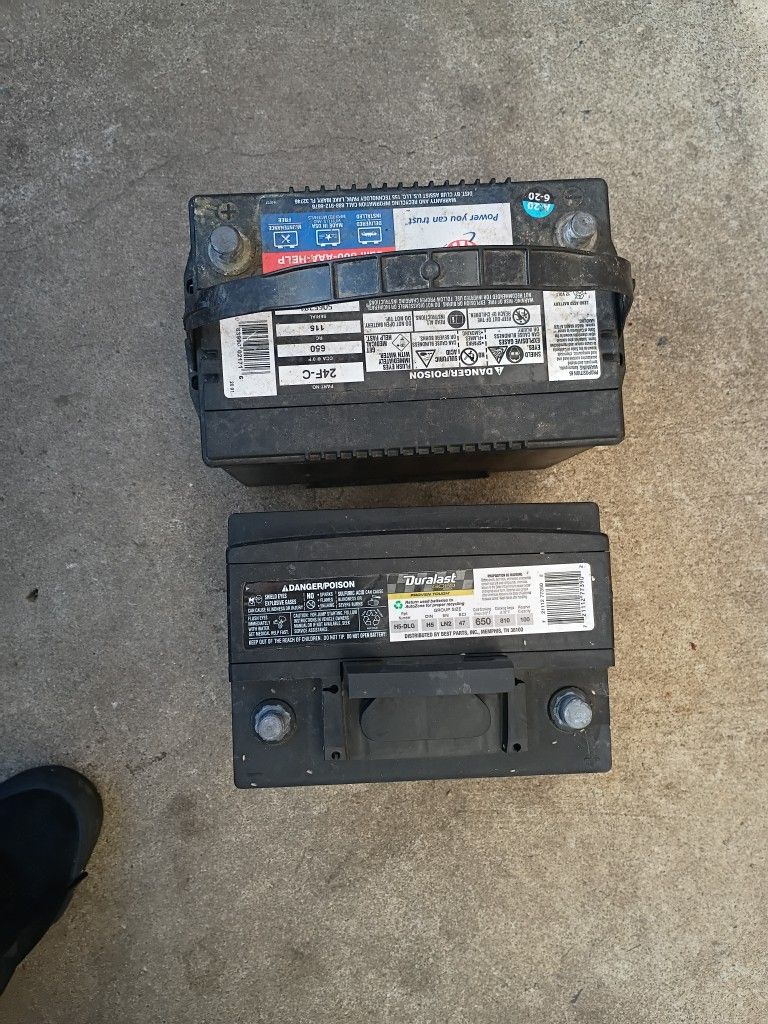 Car batteries (Read description)